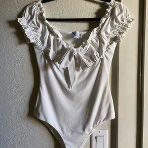 Princess Polly white bodysuit